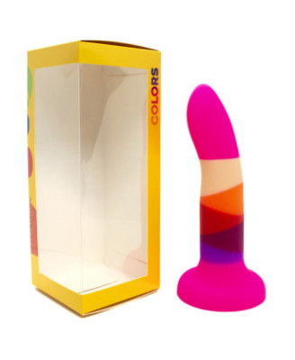 Gode ventouse 6 couleurs rose 